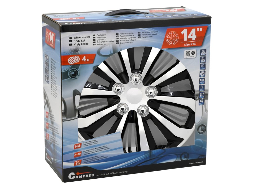 Kryty kol TORONTO 14" (sada) Compass 32441 + Dárek, servis bez starostí v hodnotě 300Kč