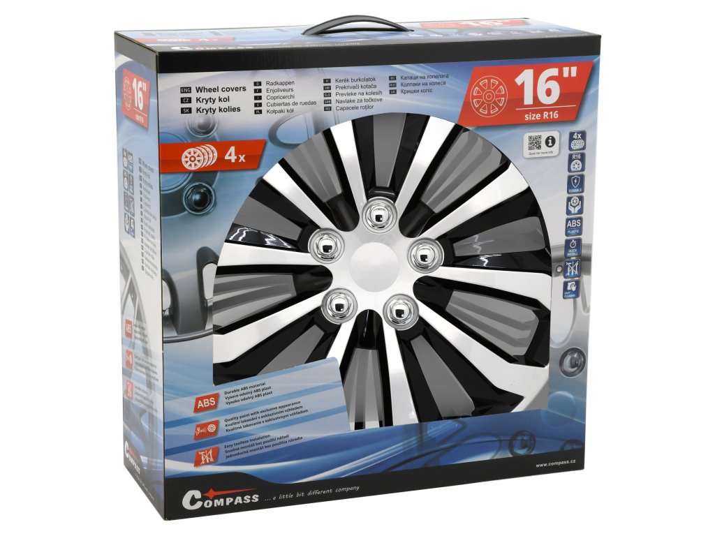 Kryty kol TORONTO 16" (sada) Compass 32443 + Dárek, servis bez starostí v hodnotě 300Kč