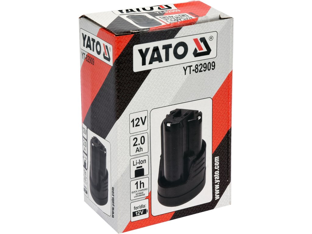 Náhradní baterie 12V 2000mAh Yato YT-82909 + Dárek, servis bez starostí v hodnotě 300Kč