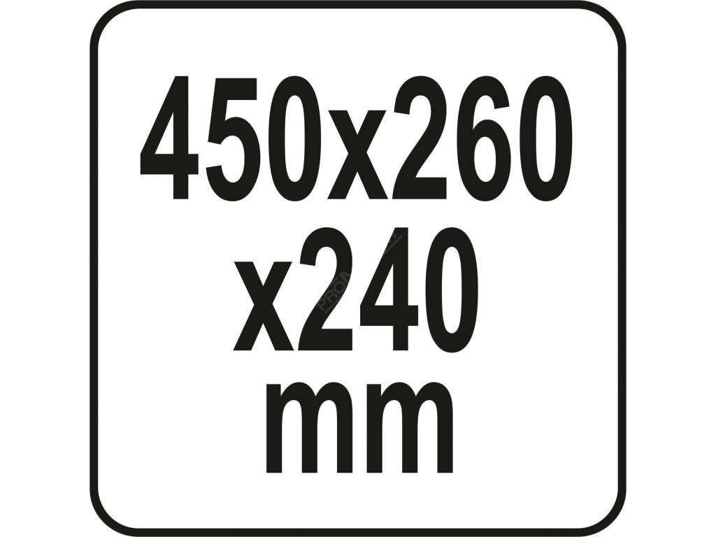 Box na nářadí plastový s organizérem 450x260x240mm Yato YT-09183 + Dárek, servis bez starostí v hodnotě 300Kč