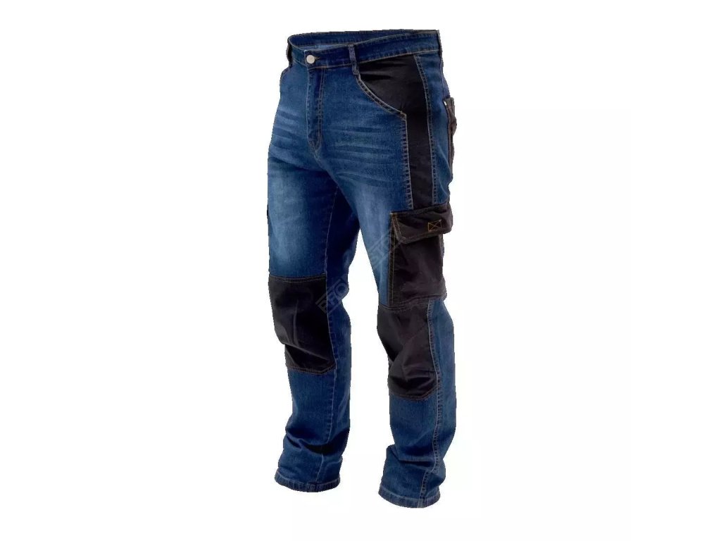 Džínové kalhoty, vel. M, denim 280 g/m2 DEDRA BH45SP-M + Dárek, servis bez starostí v hodnotě 300Kč