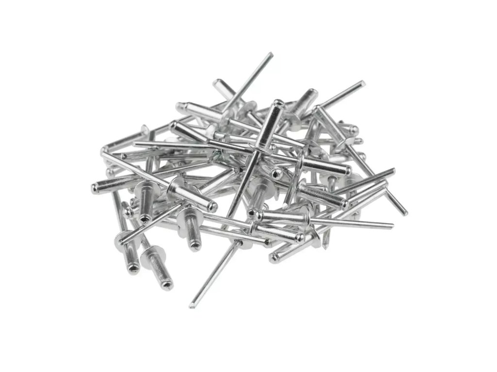Hliníkové nýty 4,0x10mm, 50 ks