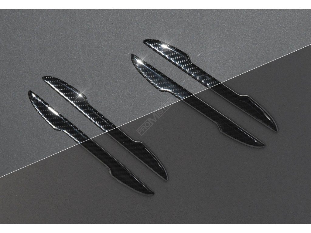 Chránič dveří samolepící CARBON 4ks