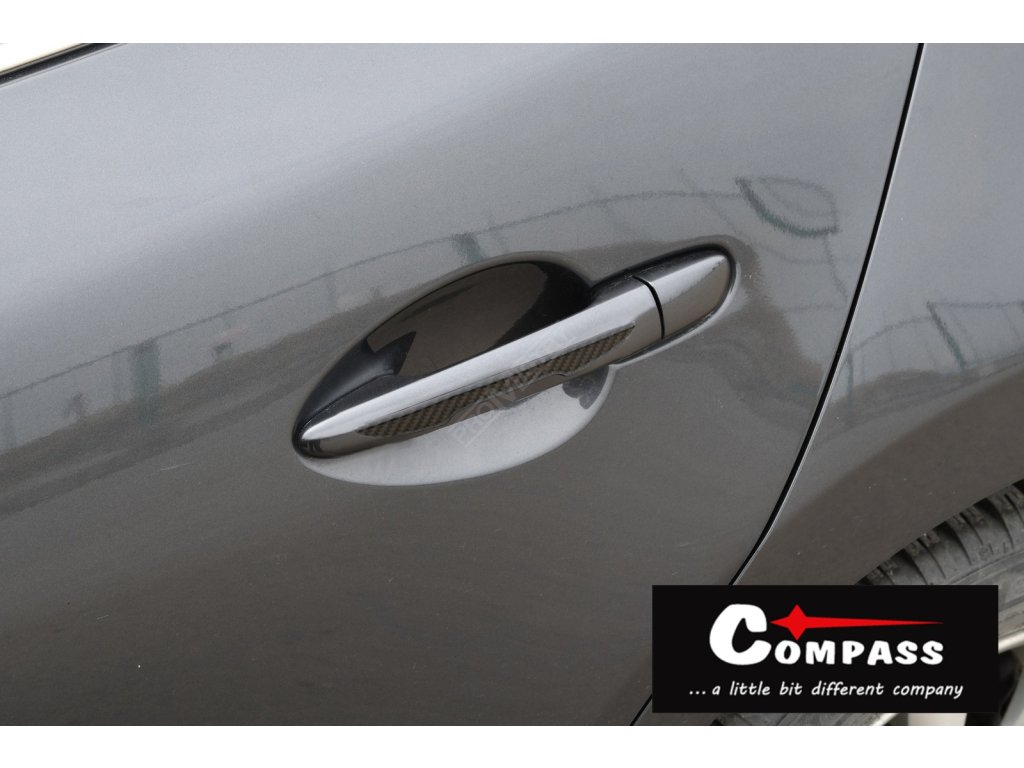 Chránič dveří samolepící CARBON 4ks