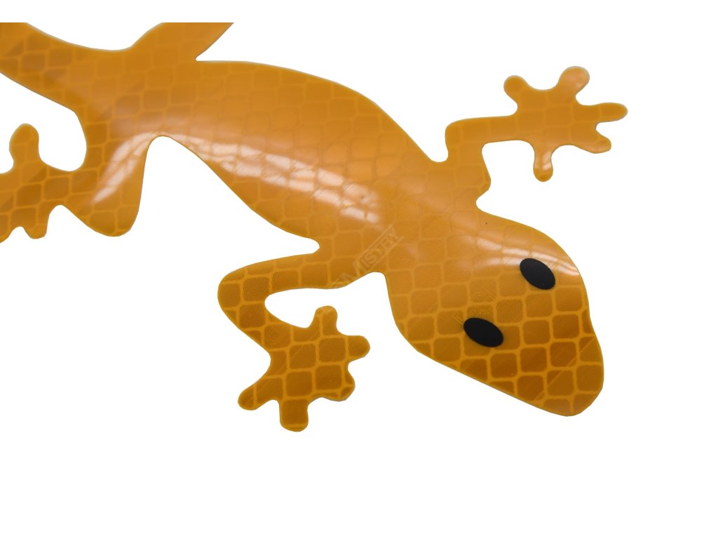 Dekor samolepící GECKO žlutý