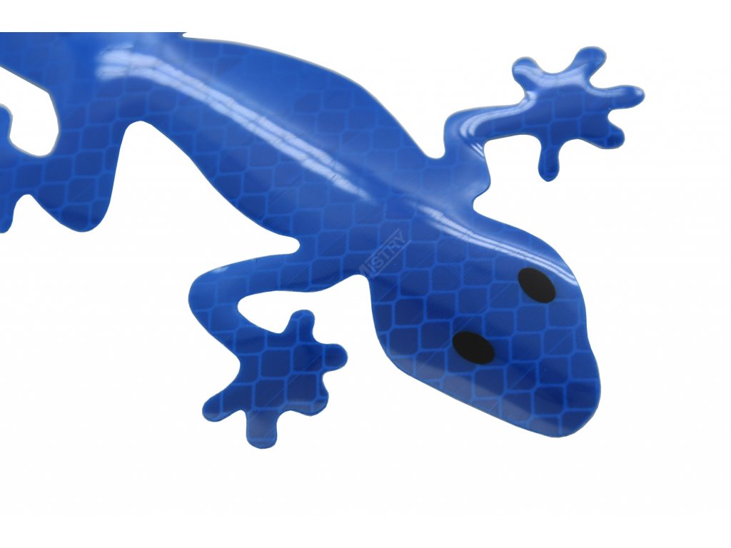 Dekor samolepící GECKO modrý