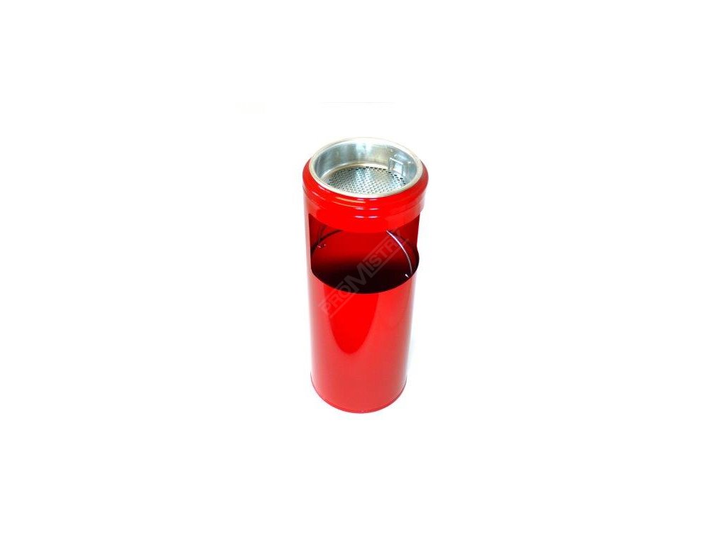 Odpadkový koš 10 l s popelníkem, rozměr 250x622mm MARS Svratka 6040 + Dárek, servis bez starostí v hodnotě 300Kč