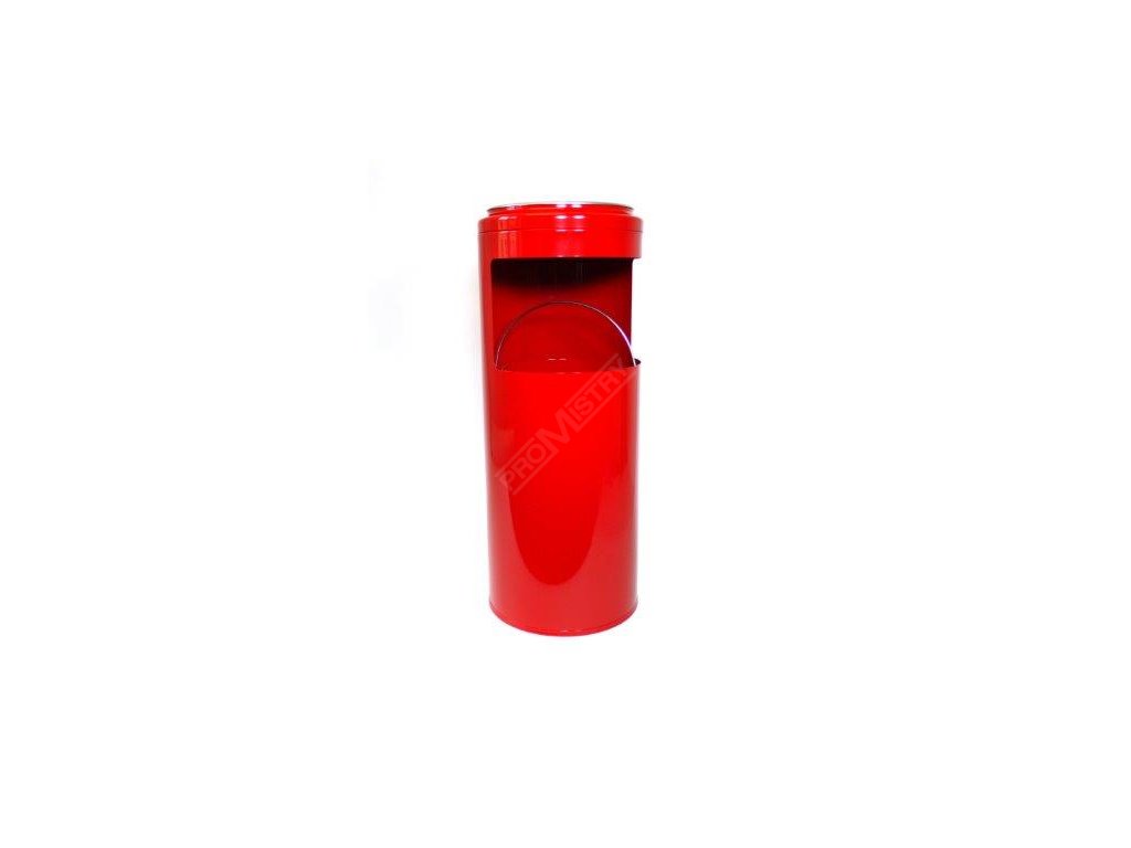 Odpadkový koš 10 l s popelníkem, rozměr 250x622mm MARS Svratka 6040 + Dárek, servis bez starostí v hodnotě 300Kč