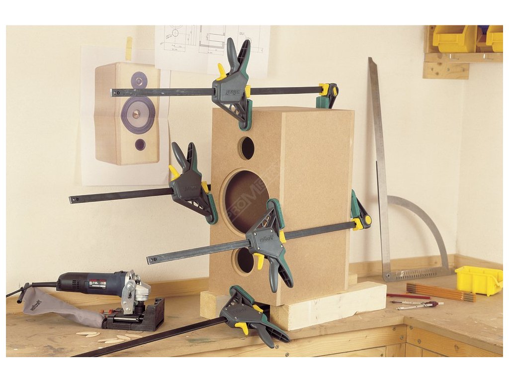 WOLFCRAFT - jednoruční svěrka EHZ PRO 100-150 WOLFCRAFT 3030000