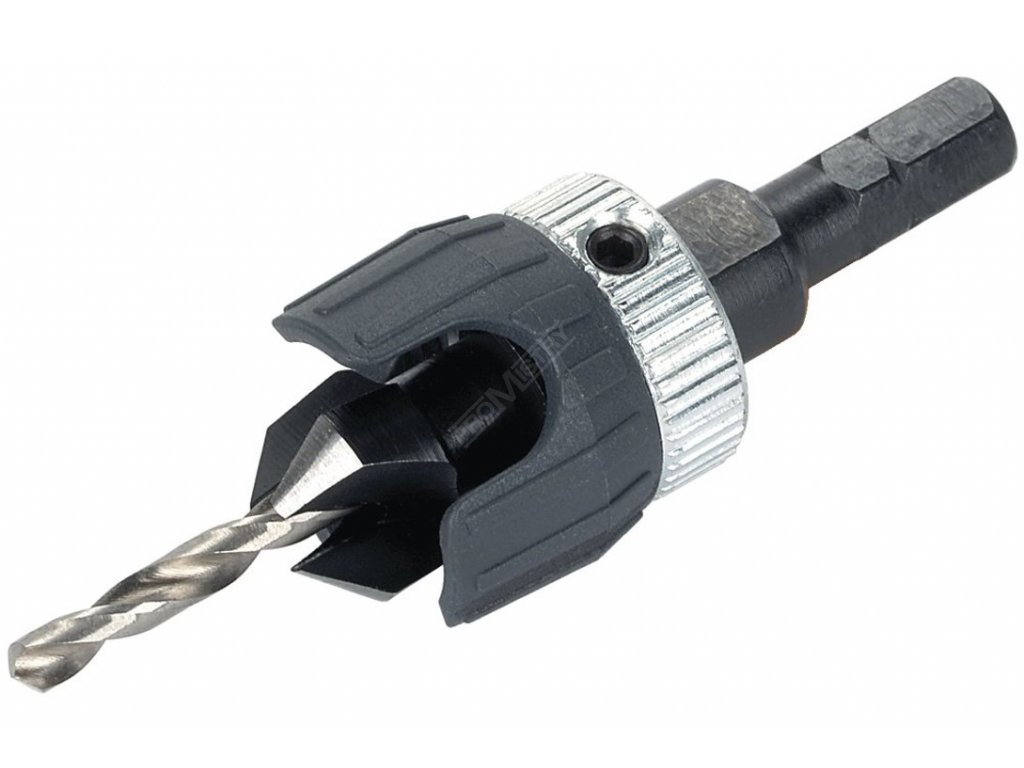 WOLFCRAFT - předvrták a záhlubník, stopka šestihran - průměr 3 WOLFCRAFT 2544000
