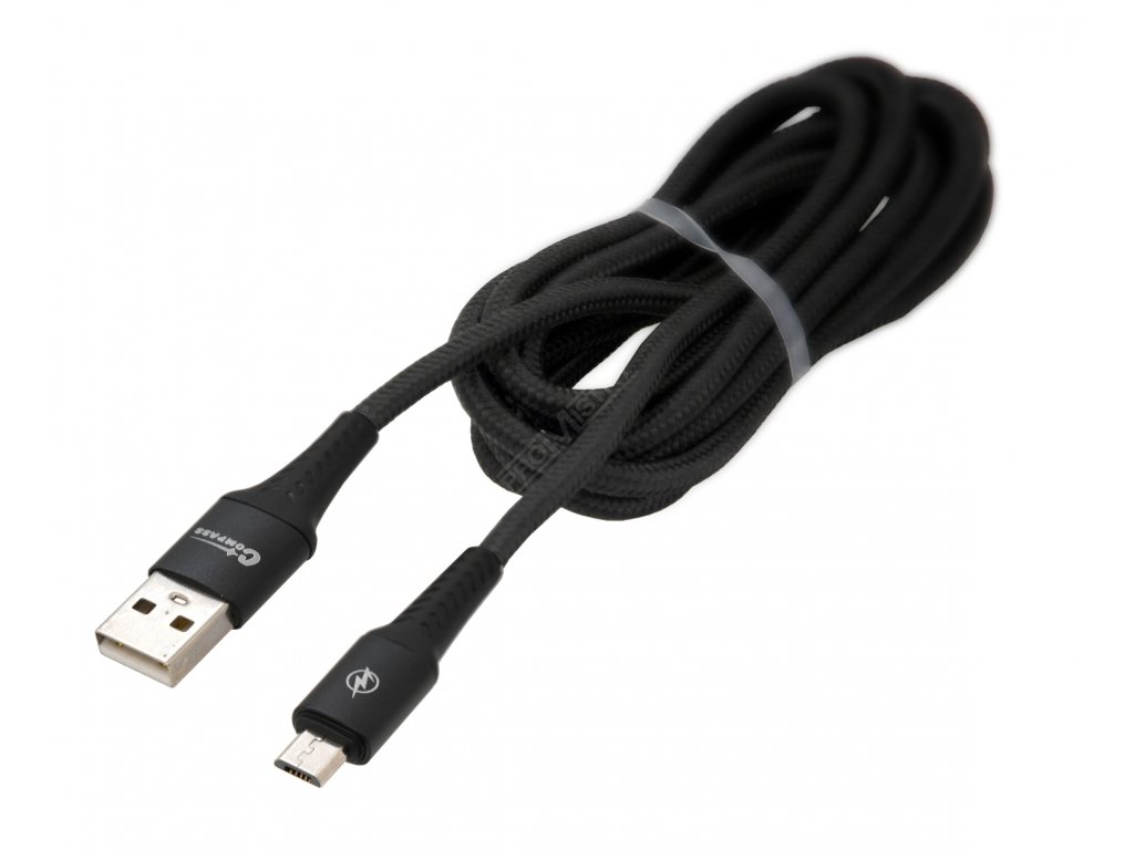 Datový a nabíjecí kabel SPEED USB-A / micro USB 480 Mb/s 1,5m Compass 07706