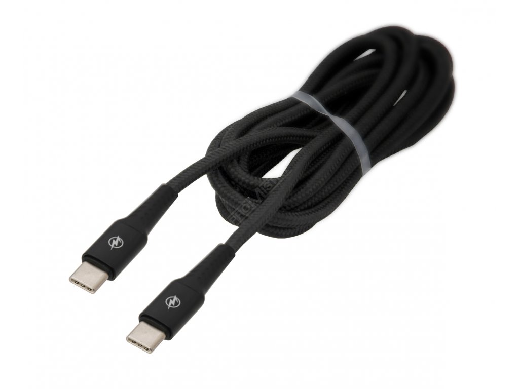 Datový a nabíjecí kabel SPEED USB-C / USB-C 480 Mb/s 1,5m Compass 07711
