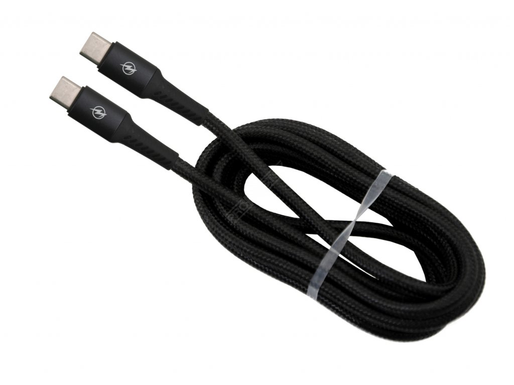 Datový a nabíjecí kabel SPEED USB-C / USB-C 480 Mb/s 1,5m Compass 07711