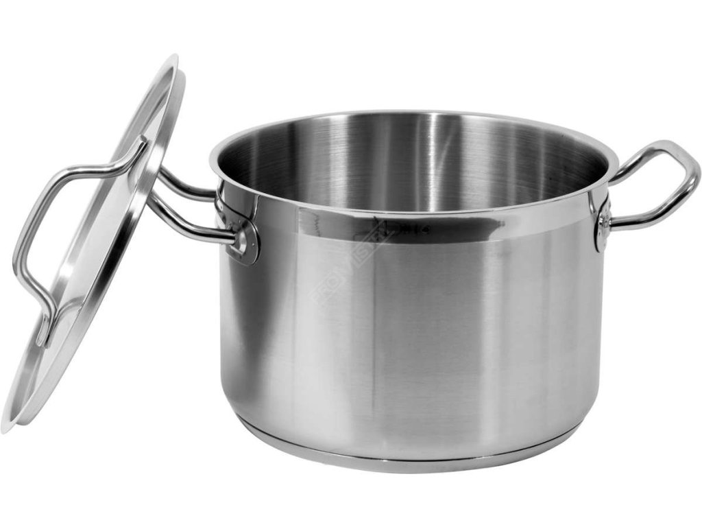 Hrnec střední s poklicí NEREZ 24x16cm 7,2l Yato Gastro YG-00023 + Dárek, servis bez starostí v hodnotě 300Kč