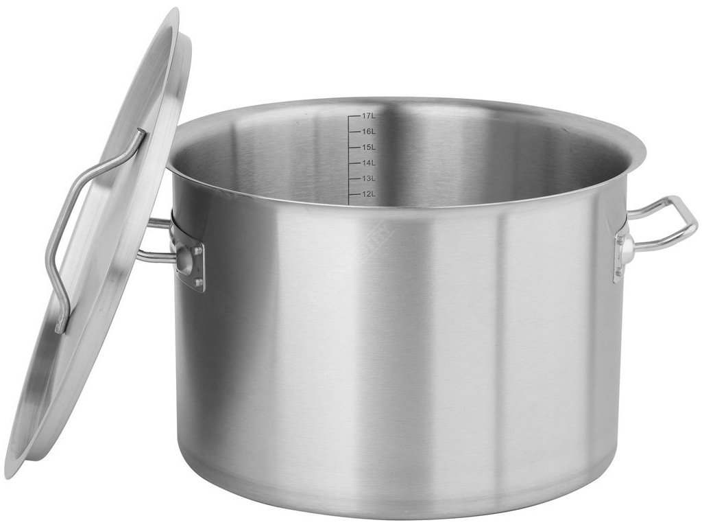 Hrnec střední s poklicí NEREZ 32x22cm 17l Yato Gastro YG-00048 + Dárek, servis bez starostí v hodnotě 300Kč