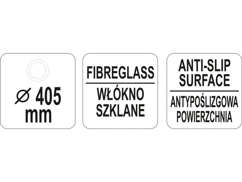 Tác číšnický kulatý 405mm ANTI SLIP Yato Gastro YG-02080