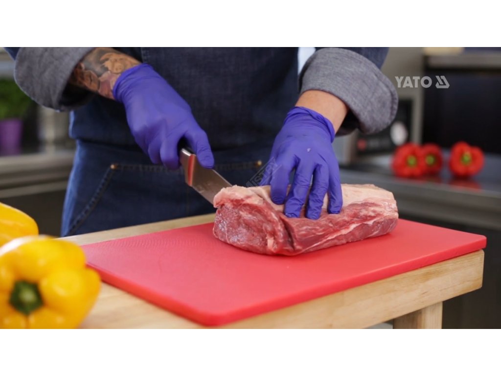 Krájecí deska 600x400x20 červená Yato Gastro YG-02180 + Dárek, servis bez starostí v hodnotě 300Kč