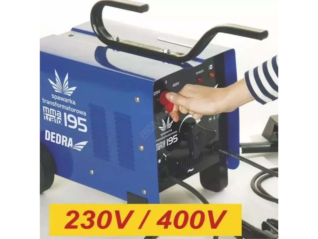Svářečka transformátorová 70/180 A, 230 V/400 V DEDRA DESA195 + Dárek, servis bez starostí v hodnotě 300Kč
