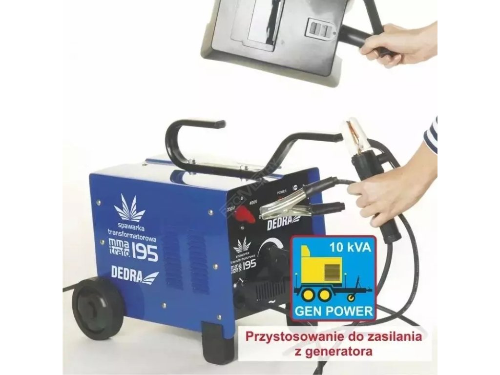 Svářečka transformátorová 70/180 A, 230 V/400 V DEDRA DESA195 + Dárek, servis bez starostí v hodnotě 300Kč