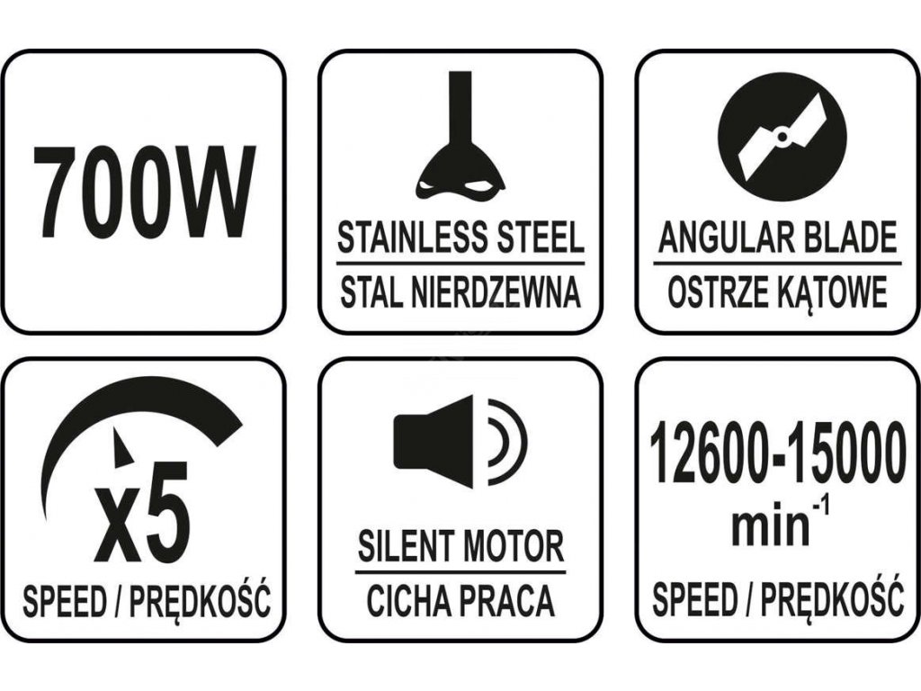 Mixér tyčový 700W Yato Gastro YG-03006 + Dárek, servis bez starostí v hodnotě 300Kč