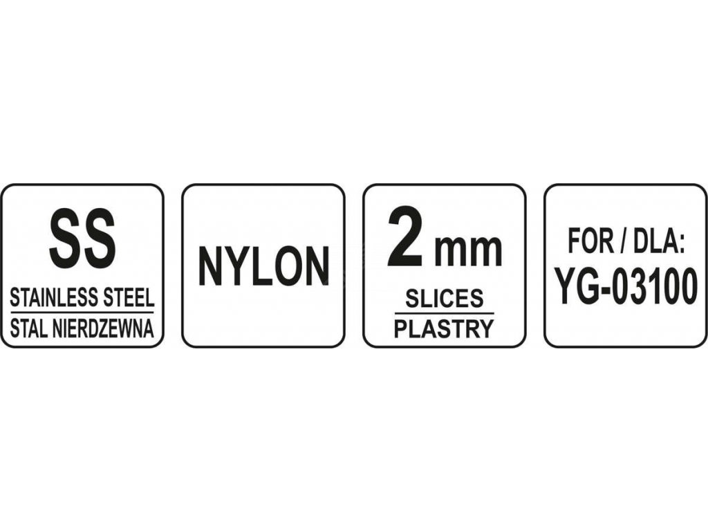 Řezací čepel 2mm (pro YG-03100) Yato Gastro YG-03140 + Dárek, servis bez starostí v hodnotě 300Kč