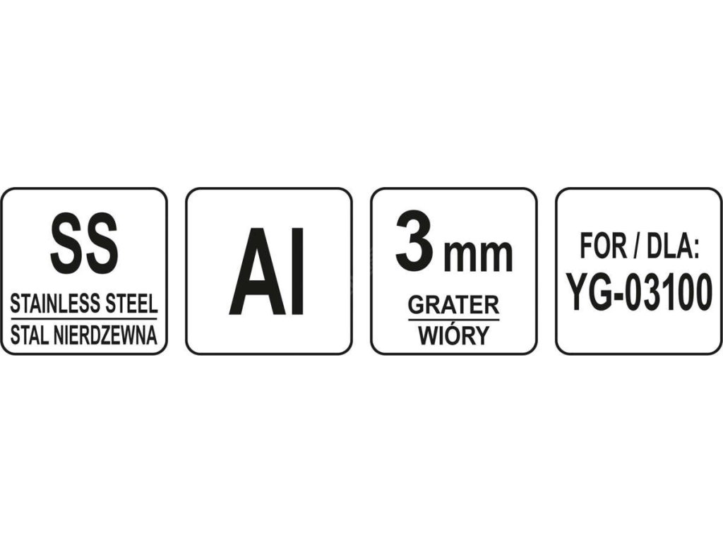 Řezací čepel hobliny 3mm (pro YG-03100) Yato Gastro YG-03145 + Dárek, servis bez starostí v hodnotě 300Kč