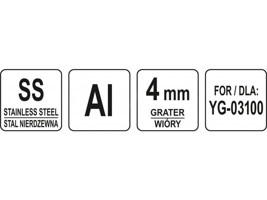 Řezací čepel hobliny 4mm (pro YG-03100) Yato Gastro YG-03146 + Dárek, servis bez starostí v hodnotě 300Kč