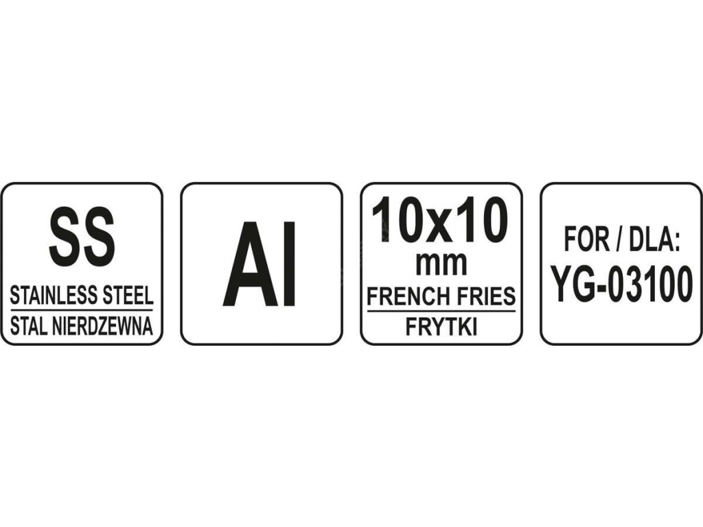 Řezací čepel 10x10mm (pro YG-03100) Yato Gastro YG-03151 + Dárek, servis bez starostí v hodnotě 300Kč