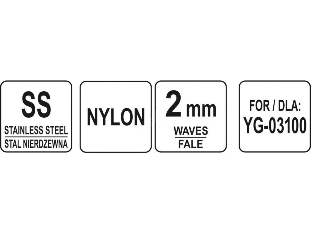 Řezací čepel Waves 2mm (pro YG-03100) Yato Gastro YG-03152 + Dárek, servis bez starostí v hodnotě 300Kč