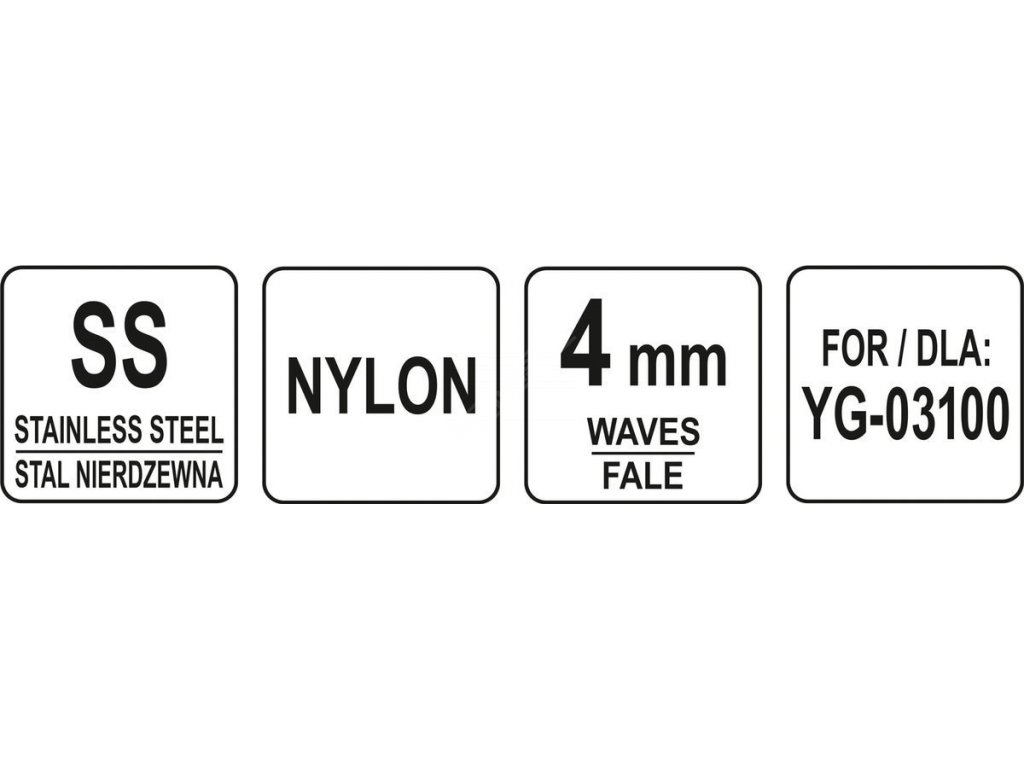 Řezací čepel Waves 4mm (pro YG-03100) Yato Gastro YG-03153 + Dárek, servis bez starostí v hodnotě 300Kč
