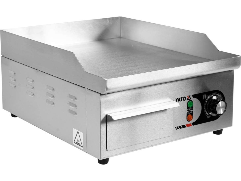 Grilovací deska hladká 2000W 360mm Yato Gastro YG-04584 + Dárek, servis bez starostí v hodnotě 300Kč