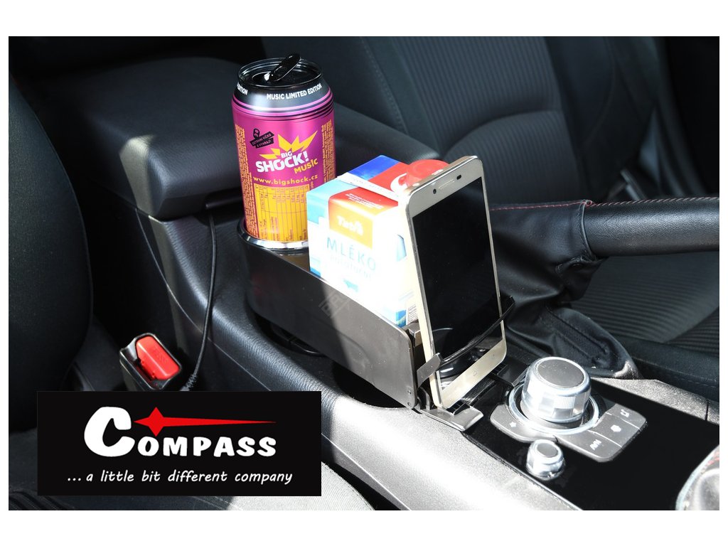 Držák nápojů + telefonu dvojitý SELECT Compass 06271