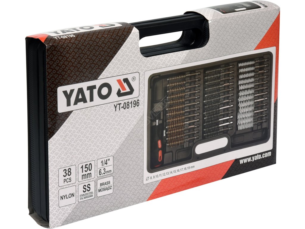 Sada drátěnných kartáčů 38 ks Yato YT-08196 + Dárek, servis bez starostí v hodnotě 300Kč