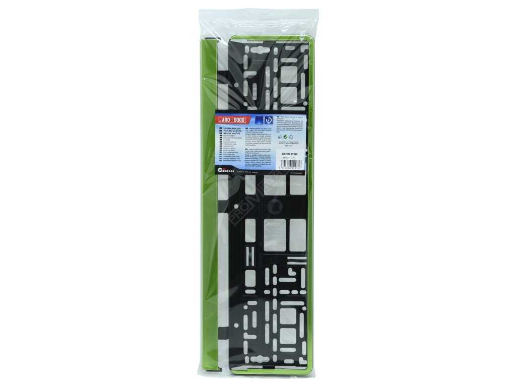 Podložka pod SPZ GREEN STRIP Compass 91571