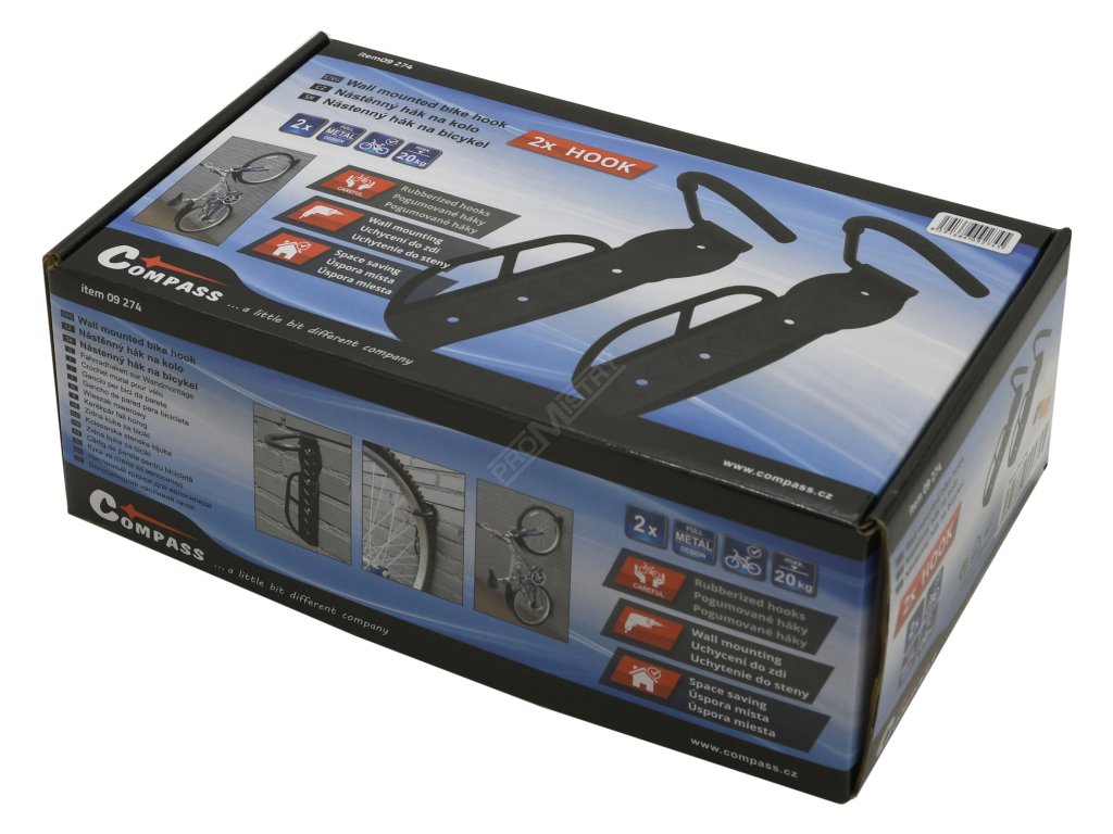 Držák na kolo 2ks HOOK DOUBLE Compass 09274