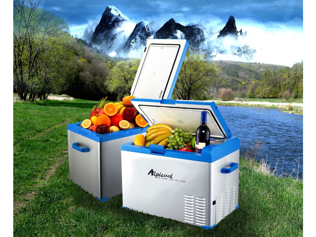 Chladící box kompresor 50l 230/24/12V -20°C GREY Compass 07096