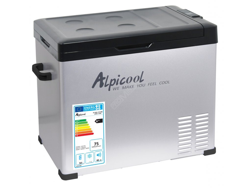 Chladící box kompresor 50l 230/24/12V -20°C GREY Compass 07096