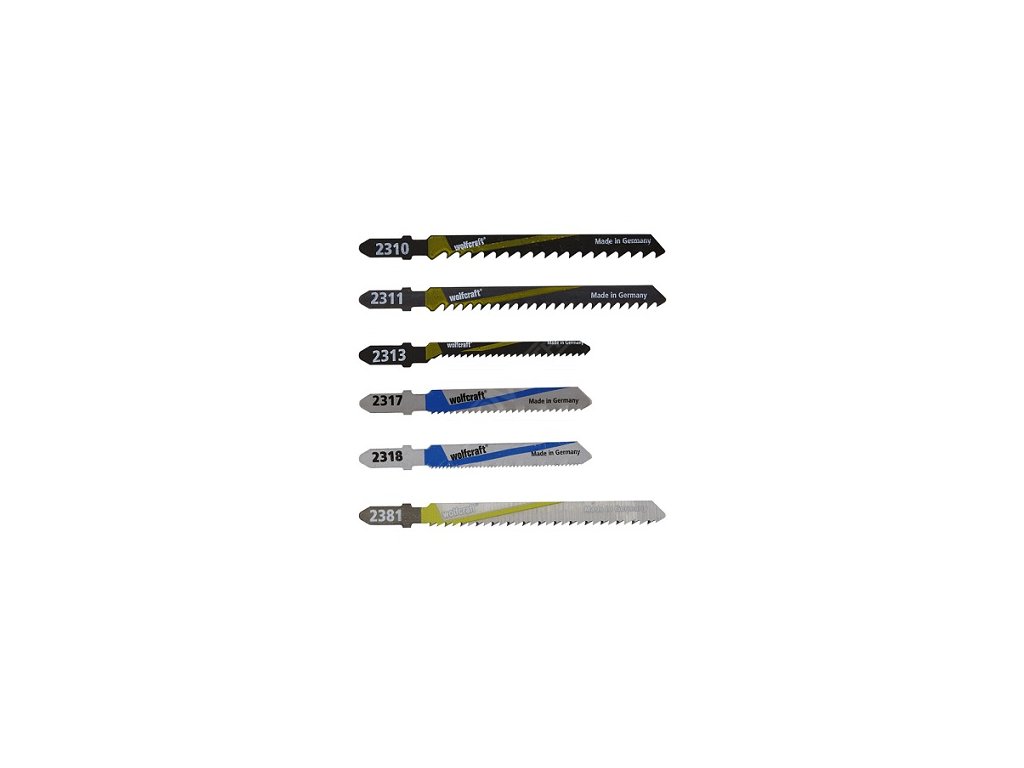 WOLFCRAFT - Plátek pilový T-stopka, sada 10ks WOLFCRAFT 2358000