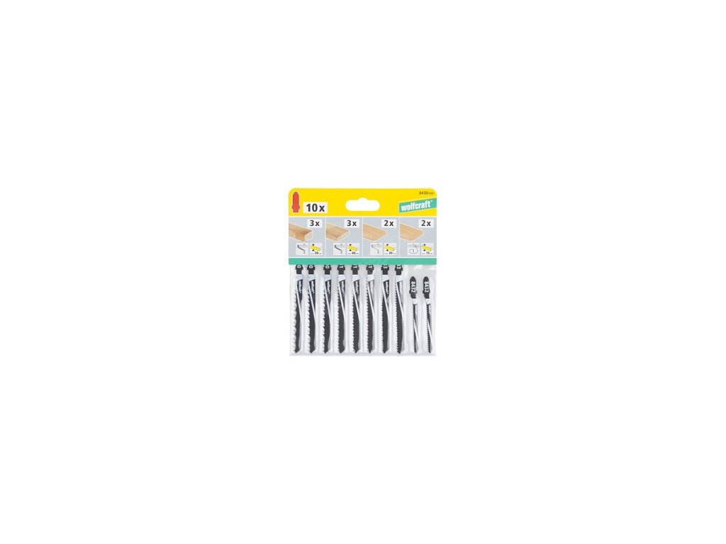 WOLFCRAFT - Plátek pilový T-stopka, 10ks WOLFCRAFT 8430000