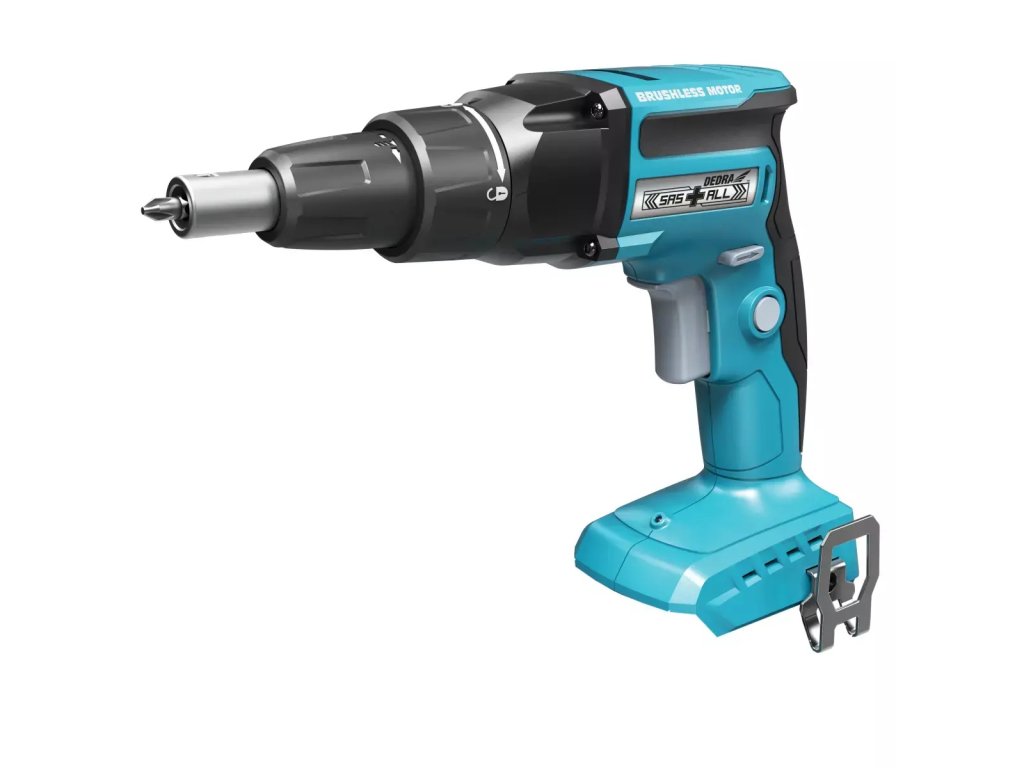 Bezkartáčový šroubovák na sádrokarton 1/4"" aku HEX 18 V DEDRA DED7156