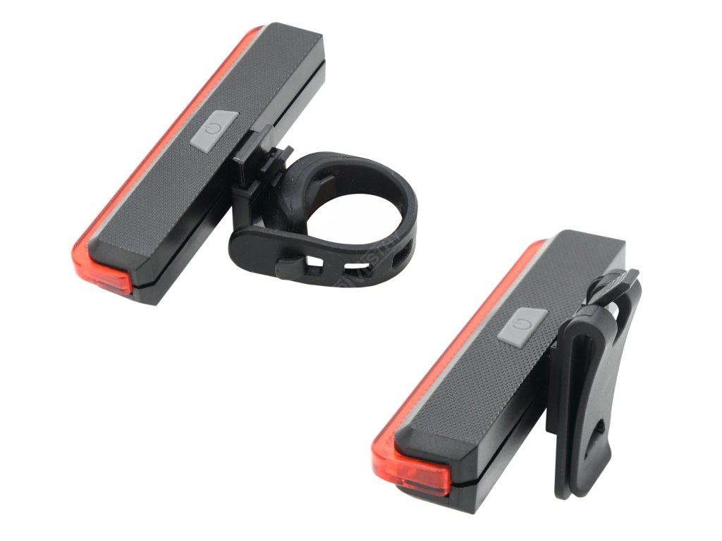 Cyklosvětlo zadní COB LED 60lm červené 4 funkce Compass Bike 12012