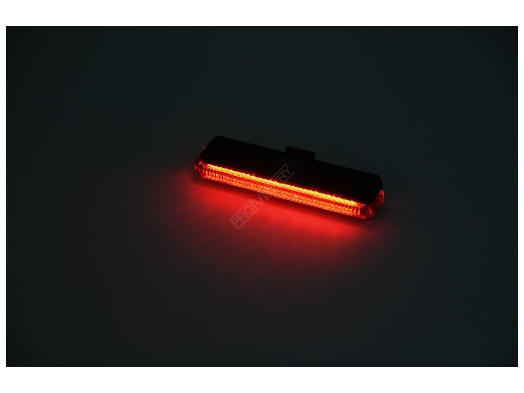Cyklosvětlo zadní COB LED 60lm červené 4 funkce Compass Bike 12012