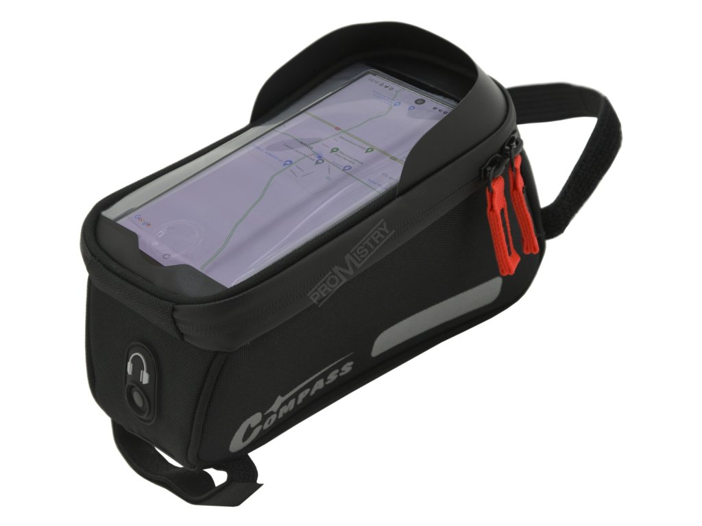 Cyklotaška nad rám přední vidlice+PHONE 6,7" Compass Bike 12037
