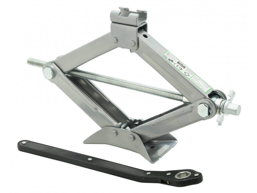 Hever nůžkový s ráčnou 1500 kg TÜV, GS, CE Compass 09229