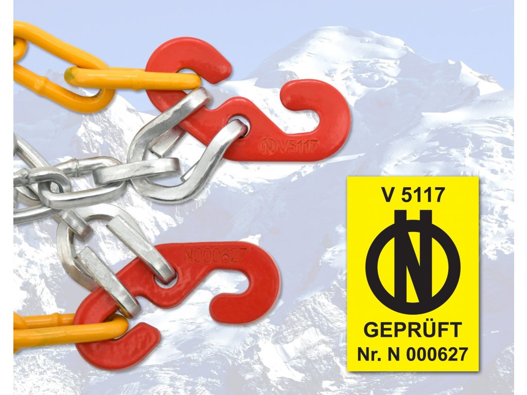 Sněhové řetězy SNOW12 ÖNORM X130 nylon bag Compass 01408