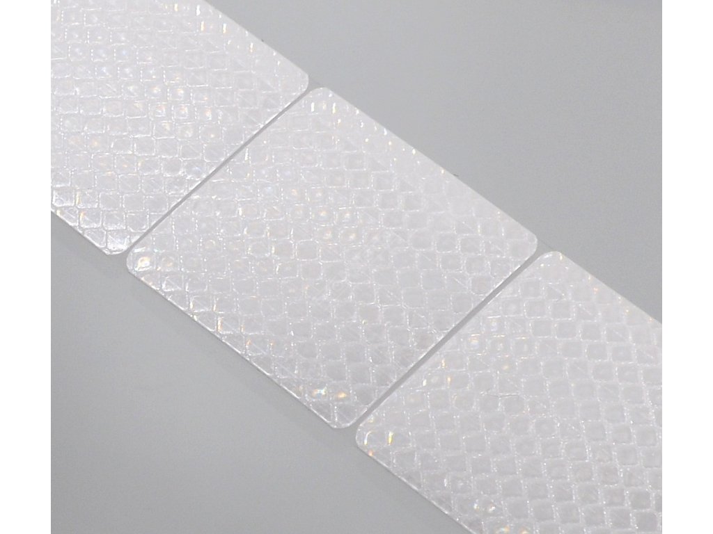 Samolepící páska reflexní dělená 5m x 5cm bílá (role 5m) 01548