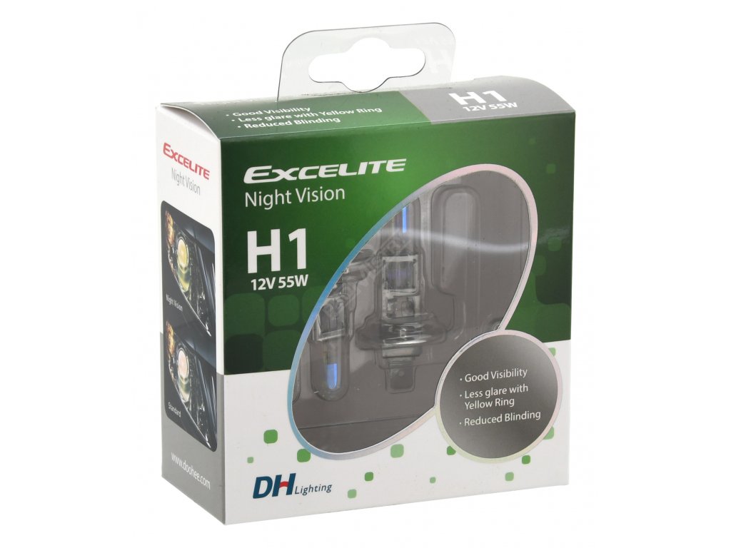 Žárovka Excelite H1 NIGHT VISION 55W 2ks 08715