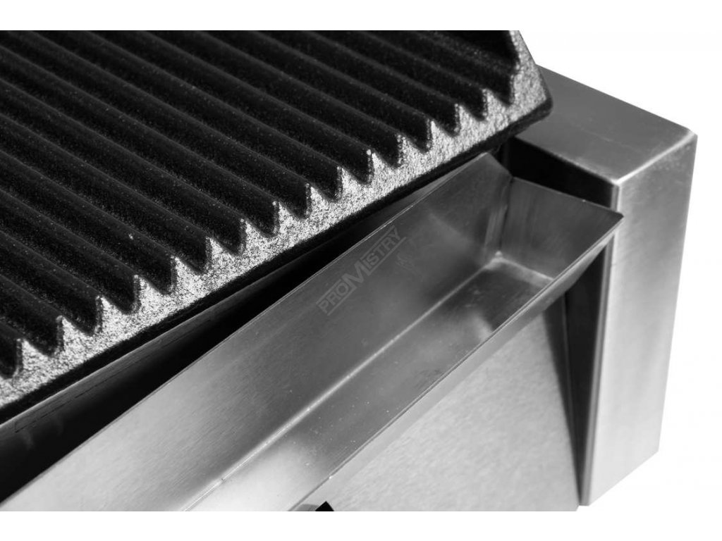 Kontaktní gril drážkovaný 1800W 320mm Yato Gastro YG-04555
