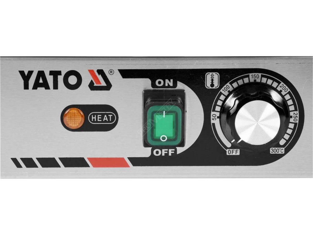 Kontaktní gril drážkovaný 1800W 320mm Yato Gastro YG-04555