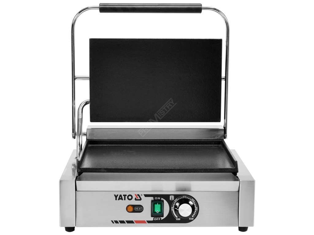 Kontaktní gril Panini hladký 2200W 440mm Yato Gastro YG-04558